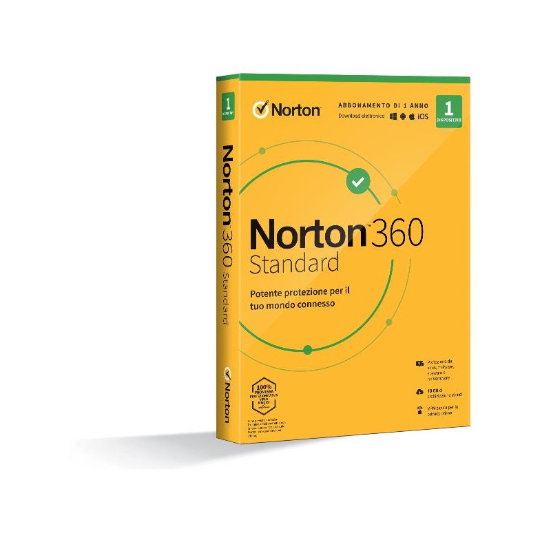Norton 360 Standard 1 Dev - 10GB - IT BOX