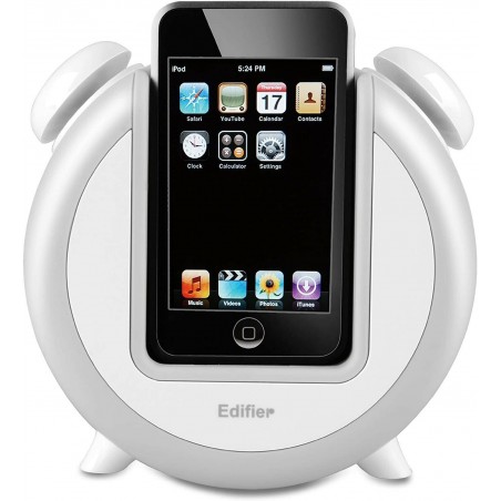 Edifier IF200 Plus iPhone iPod Sveglia,Speraker,Ricarica - White. NUOVO