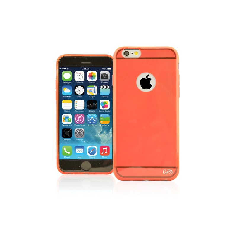 Cover Fonex ultra sottile per iPhone 6/6sInv Soft Case Colore Rosso