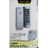 Fonex Executive Cover in Ecopelle per iPhone 6/6S Plus,Bianco