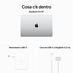 MacBook Pro 16" Chip Apple M3 Max CPU 16‑core / GPU 40‑core / 48GB / SSD 1TB
