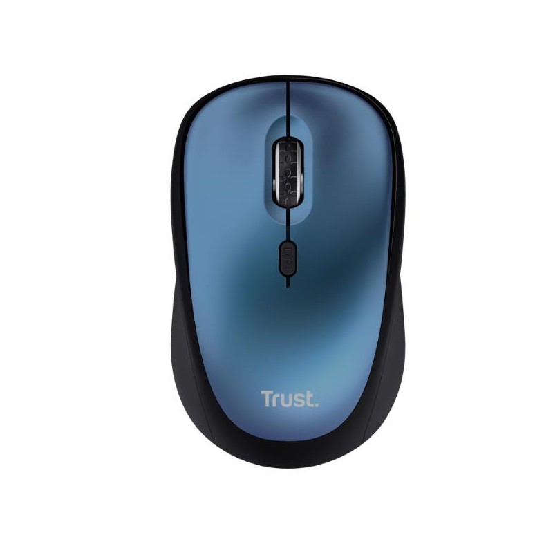 Mouse wireless (83% di plastica riciclata - 12mesi batteria)- Blu