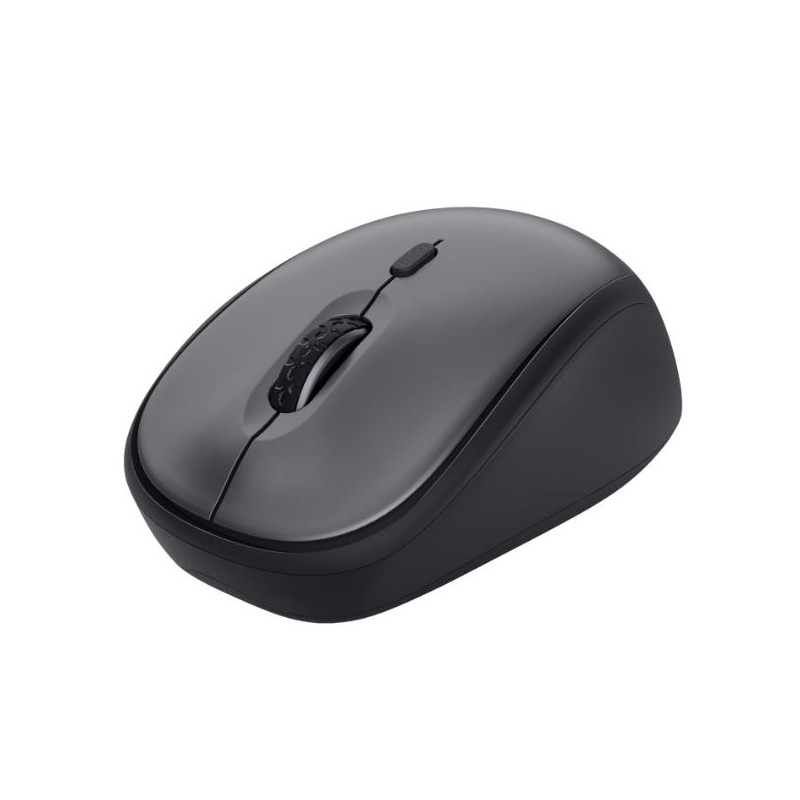 Mouse wireless (83% di plastica riciclata - 12mesi batteria)- Grigio