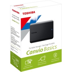 HDD TOSHIBA ESTERNO 2.5 1TB BLACK CANVIO V2