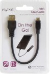 Ewent Cavo USB A (0.17 m) a Micro-USB B Black