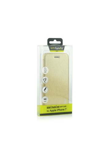 Sparkling Fonex custodia a libroper iPhone SE/7/8 | Oro