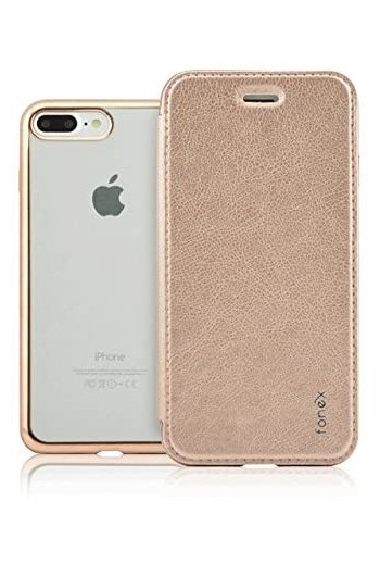 Sparkling Fonex custodia a libroper iPhone SE/7/8 | Oro