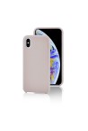 Cover Fonex Executive Touch in silicone per Apple Iphone XS Max | Nero