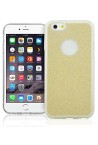 Custodia Fonex  in TPU per iPhone 7 Plus, Trasparente con glitter