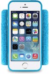 Puro Running Band Cover Polsino Sportivo in Spugna con Supporto Rigido per Cover iPhone 5/5s Integrata, Blu