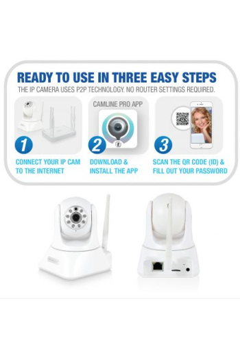 Videocamera IP Full HD Pan/Tilt CamLine Pro 1080p