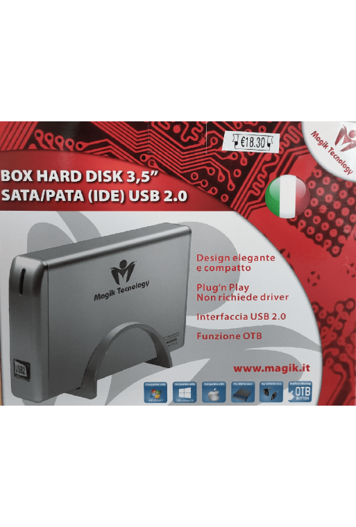 Box Hard Disk 3,5 " SATA/PATA (IDE) USB 2.0