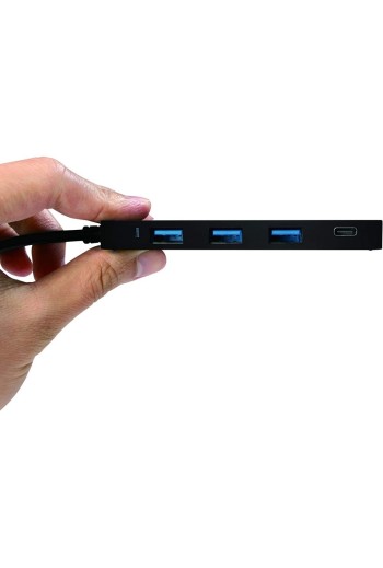 Hub USB-C 3.1 SuperSpeed 3 Porte USB-A 1 porta USB-C Nero