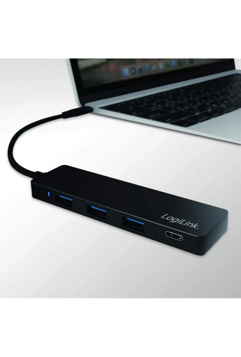 Hub USB-C 3.1 SuperSpeed 3 Porte USB-A 1 porta USB-C Nero
