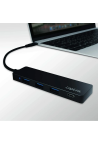 Hub USB-C 3.1 SuperSpeed 3 Porte USB-A 1 porta USB-C Nero
