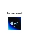 Novità: Mac mini Chip Apple M4 Pro CPU 12‑core / GPU 16‑core / 24GB / 512GB SSD Non Disponibile