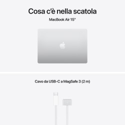 copy of Novità: MacBook Air 15" MacBook Air 15" Chip Apple M4 / CPU 10-core / GPU 10-core / 16GB Memoria Unificata / SSD 256GB