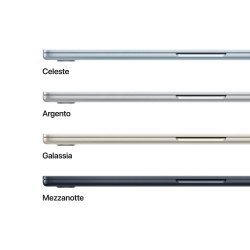 copy of Novità: MacBook Air 15" MacBook Air 15" Chip Apple M4 / CPU 10-core / GPU 10-core / 16GB Memoria Unificata / SSD 256GB